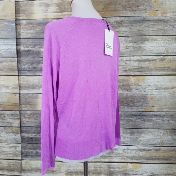 NWT Zara Purple Featherweight Summer Sweater - Picture 2 of 3